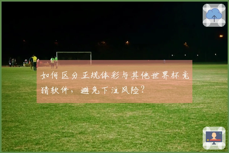 如何区分正规体彩与其他世界杯竞猜软件，避免下注风险？