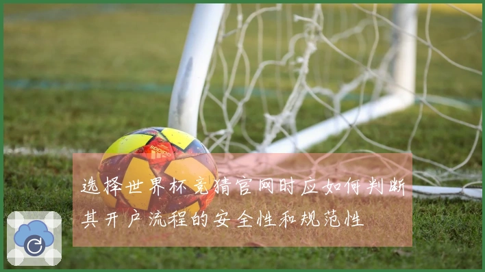 选择世界杯竞猜官网时应如何判断其开户流程的安全性和规范性